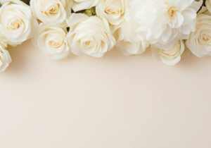 Elegant Rose Gold Wedding Background Landscape